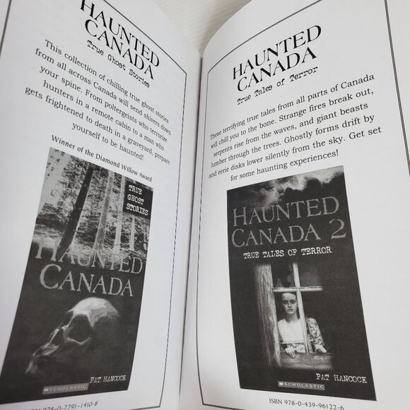 Haunted Canada & Haunted Canada 3 Pat Hancock Scholastic True Ghost Story Books - Picture 12 of 15